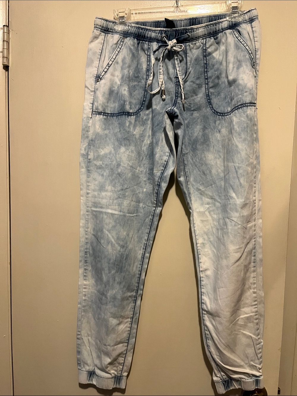 Rue21 Light Blue Tie-Dye Jogger Pants